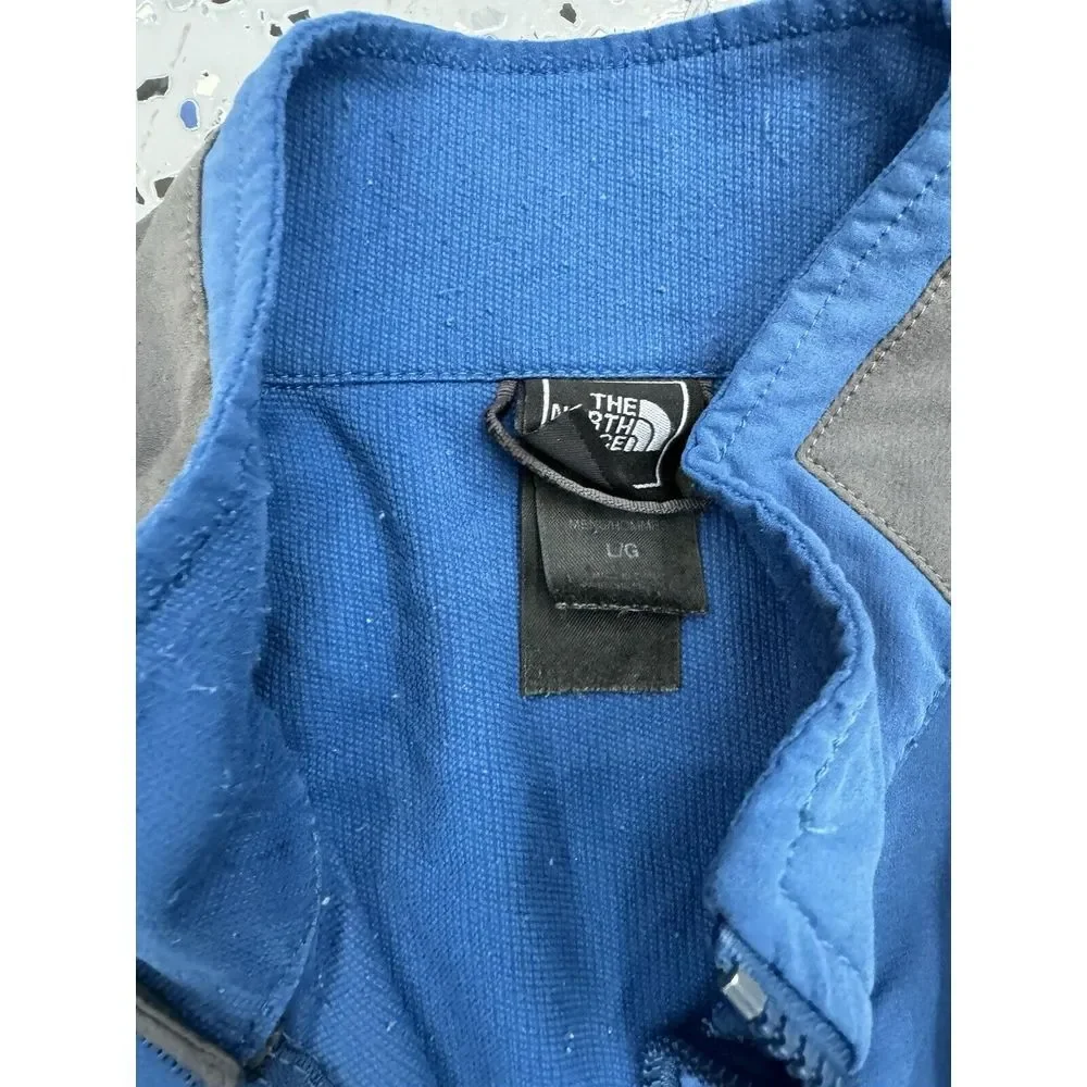 The North Face‎ Apex Jacket Men's Size Large Navy Blue Zip Fleece Lined Pockets
